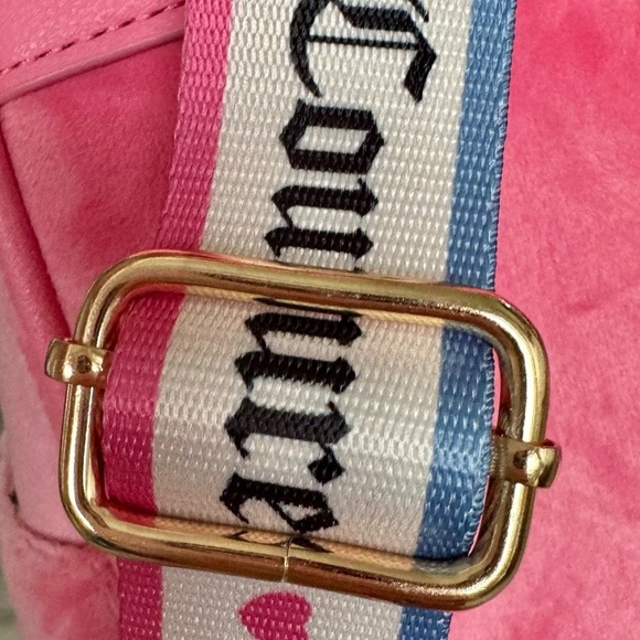 NWT Juicy Couture Velour Pink Lemonade Rainbow Backpack mini Y2K 90’s Vibe main image 8